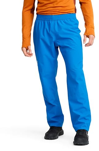 RevolutionRace Vector 2L Pants für Herren, Wasserichte und Winddichte Regenhose für Wandern, Imperial Blue, L