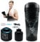 HouseUp Electric Protein Shaker Bottle - 700ml/24oz USB Rechargeable Portable Blender Cup | Fitness Shaker for Gym and Travel (Black)