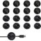 16 Pcs Cable Holder Clips, Cable Tidy Clips Management, Car Cable Clips Holders Self Adhesive, Desk Car Cable Tidy Clips