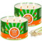 Grandes bougies d'extérieur à la citronnelle, 2x400g bougies d'extérieur, bougies de jardin à la citronnelle en cire de soja naturelle avec 3 mèches, pour camping, barbecue, terrasse et pique-nique