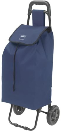 Metaltex Daphne Einkaufstrolley 40 L | mit Regenschirmtasche, abnehmbare Tasche