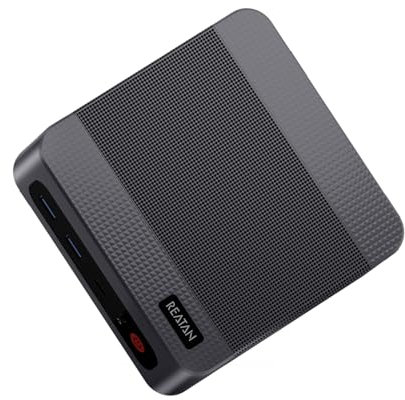 Reatan S6 Gaming Mini pc with Intel Core i5 12450H Mini Computers 12th Gen UHD Graphics 16GB DDR4 512GB NVMe SSD Triple display 4K@60Hz Wifi6 BT5.2
