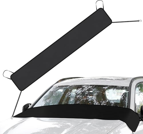 Windschutzscheibenabdeckung Für Auto - Blattschutz Decke,Wasserfester Sonnenschutz mit Schutz vor Laub und Staub für LKW und Pkw