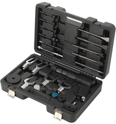 Lfhelper 2100 BPM Pneumatischer Hamme, Hochleistungs-Lufthammer-Meißel-Set, Vibration Druckluft-Meißelhammer Satz, Schraubenlöser-Werkzeug-Set