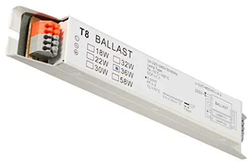 Ballasts Ballast électronique 2x36W lumière fluorescente à large tension démarrage instantané ballast de lampe à économie d'énergie