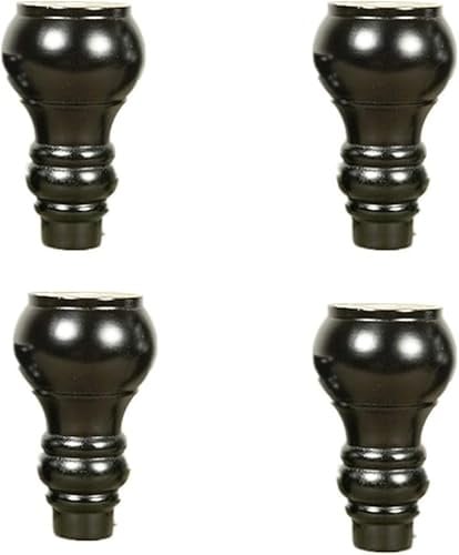 Pieds de meubles, pieds de canapé, pieds de table TV en bois massif, pieds de table d'armoire de cuisine, pieds de rechange for tabouret, table de chevet design, lot de 4 (7,5 cm)(15cm/5.9in)