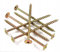 4U-Onlinehandel 100 x Sparrenschrauben 6x200mm T30 Tellerkopf Holzschrauben, Nagel, 6mm x 200mm, Vollgewinde, Rechtsgewinde, Legierter Stahl, Verzinkter Stahl