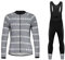 UGLY FROG Damen MTB Winter Fleece Radtrikot Set Fahrrad Trikot Langarm + Radlerhose Thermo Winddicht DEHJK12