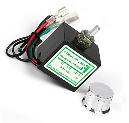 VIGORFLYRUN PARTS LTD 1 UNIDS DC 12V 10A Interruptor Giratorio de Temperatura con Sensor para Camión Auto A/C Aire Acondicionado Evaporador Refrigeración Accesorios de conversión