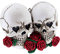 HorrorNaments Weihnachtsbaumschmuck mit Totenkopf-Motiv, Dekoration
