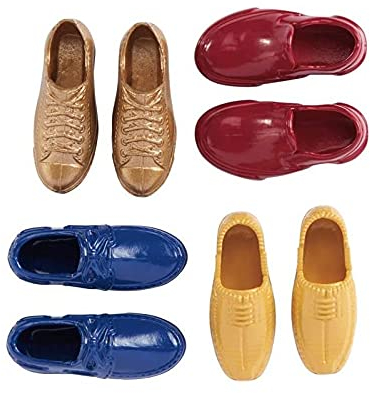 Mattel Barbie GWF12 Schuhsortiment Ken 4er Sortiment