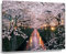 GYJDD Murale Decoratif Fleurs de Cerisier Japonais Paysage Naturel Affiche Toile Tableau Murale Art Tableaux peintures 50x70cm x1 sans Cadre Blanc