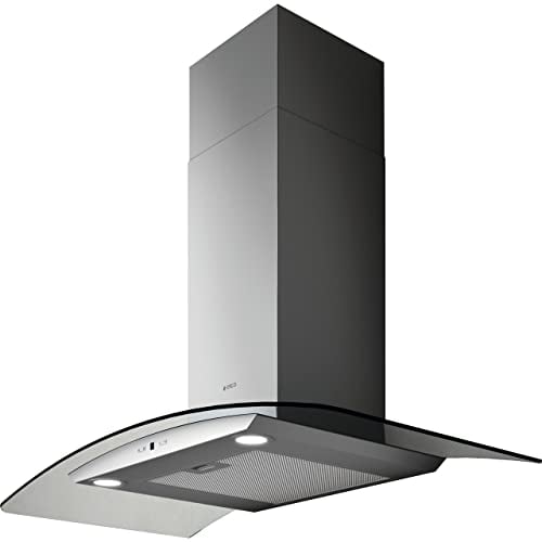Elica REEF-A-90 90cm Chimney Cooker Hood - Stainless Steel - For Ducted Ventilation