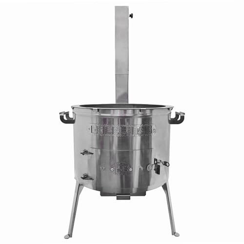Grillpeter Utschak Timur Ø45 cm Edelstahl 2mm für Kasan 12-16 Liter