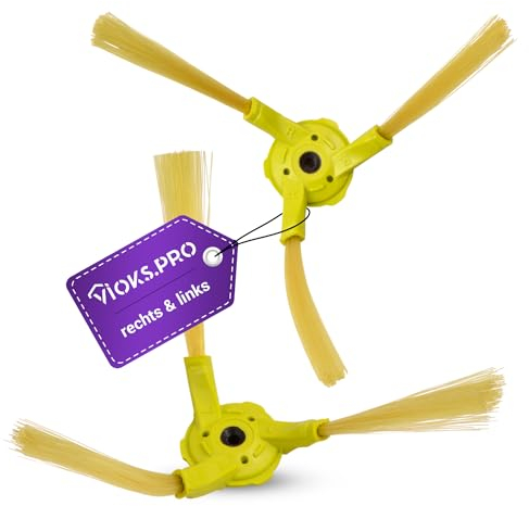 Vioks.pro Set di 2 spazzole per aspirapolvere a destra sinistra per ABC73130001 ABC73129901 LG aspirapolvere robot – Accessori per Lg HomBot Square