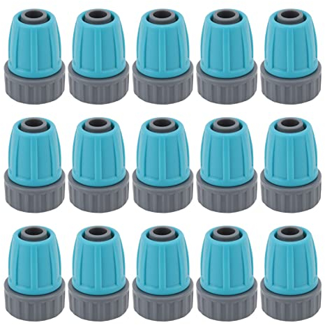 20 Stück Tropfschlauch Anschlüsse, 16mm G1/2 Innengewinde Wasserhahnverbinder Tropfbewässerungsschlauch Gartenbewässerung Anschluss für Tropfband und Rohre