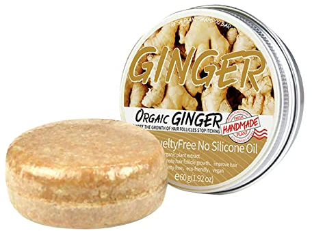 Poo4kark Beauty Haarwuchs-Shampoo-Bar Anti-Haarausfall-Haar Natürliche Bio-Shampoo-Seife für das Haarwachstum Geeignet für alle Haartypen für Männer und Frauen (Yellow, One Size)