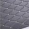 HIQIU Kunstleder Gesteppt Kaschiert Leder Polsterstoff Kunstleder PVC Gestepptes Kaschiert Dekostoff For Auto Innenraum DIY Dekor 1.55 * 1M (Grau)