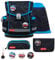 Belmil Classy Plus Schulranzen Set 5-teilig mit Brustgurt (405-78/AG/S) (Cars Blue)
