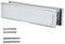 Keypak 10 (27cm) Door Letter Box - Adjustable Letterbox for UPVC Composite Timber Doors (Silver/Satin Anodised Aluminium, 40-80mm)