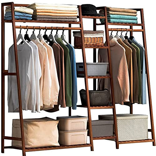 Portemanteau Prte-Manteau entrée Porte-vêtements Portemanteaux Murale Porte Bambou Perroquet Blanc Bain Forme d’Arbre Vintage Étagère Patère Bois métallique Alliage d'aluminium Amovibles rou