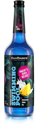 Cocktail Swimming Pool | Premium-Mix in Bar-Qualität für 8-10 fertige Cocktails | ab 18 | Geschenke für Frauen | Geschenke für Männer | Getränke mit Alkohol