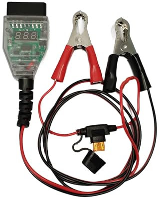 OBD2 OBD car Battery Memory Saver 12v obdii for Protection Connector ECU Power Off Replacement Digital Display Voltage 150cm