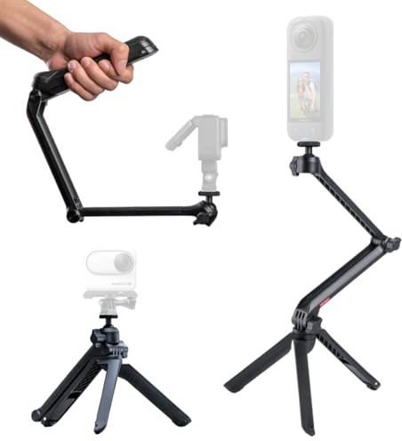 Insta360 Multi Mount for X3, X4, X5, GO 3/3S, Ace, Ace Pro, All in one, Multi-functional combined tripod, selfie stick, magic arm.