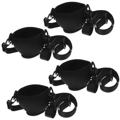 KAILIKETIY 4sets Wine Glass Insulator Lanyard Wine Cooler Sleeve for Outdoor Beverage Holder Glass Mug Sleeve