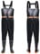 Wathose Herren Damen,Wathose Anglerhose mit Stiefel,Angelhose für Erwachsene mit Stiefel,Atmungsaktive Wasserdicht Watthosen für Sport Angelliebhaber, Angeln, Wassersport, Outdoor Aktivitäten ﻿