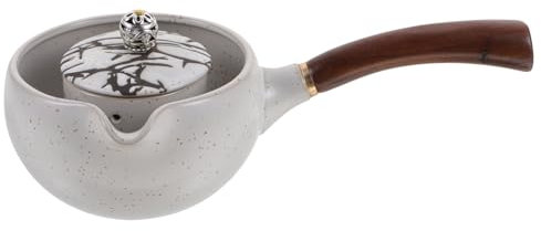 Cabilock Teapot Filter Household Teakettle Ceramic Kettle Simple Shape Water Heating Kettle Random Style