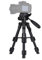 Qukaim ZOMEI Q100 20 Inch Tabletop Folding Tripod, Lightweight Portable Tripod with Quick Release Plate and Storage Bag, Black, Ideal for Cameras and Phones