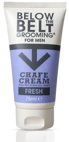 Below The Belt Men’s Anti Chafe Cream for Thighs & Groin Fresh Scent 75ml