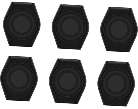 UTHCLO 6 Stück Schwarze USB Webcam Abdeckungen aus Abs mit Klebender Rückseite zum Schutz der Privatsphäre für Laptop und Desktop Computer