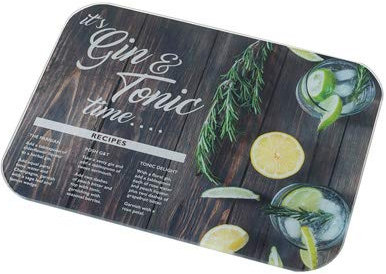 Gin & Tonic Small Glass Board 22X30Cm (Cl)