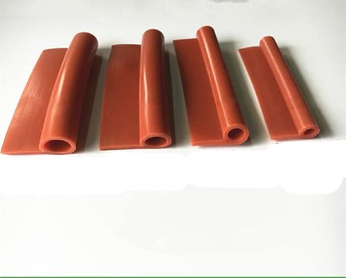 1 Meter P-Typ Hochtemperatur-Ofentür Fenster Silikon Gummi Dichtungsleiste Wetterleiste Ofenteile - 38 mm, P