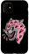 Hülle für iPhone 11 Panther Pink x Heart Love Traditioneller Blitz