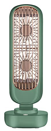 Ventilador de escritorio portátil USB de doble hoja, ventilador de refrigeración silencioso, ventilador de mesa de torre de refrigeración para el hogar, oficina, camping, torre de mesa, ventilador USB