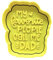 The Cookie Cutter Hub My Favourite People Call Me Dad Cookie Cutter Embosser/Stamp for Cupcakes Fondant Icing Clay Cake Baking Decoration