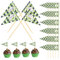 50pcs Golf Toothpick Flags, Mini Golf Themed Toothpick Flags Golf Cocktail Picks Cupcakes Toppers Food Stick Flags for Food Baby 1st Birthday Party Celebration Bar Decorations (Style B)