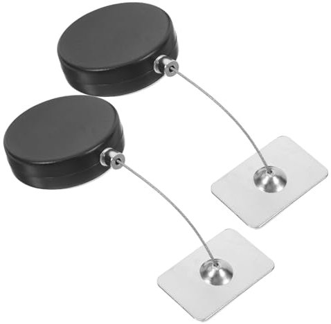 KITANDOVE 2pcs Anti-Theft Wire Rope Lock Locking Cable Combination Cable Lock Security Lock Luggage Security Cable Lock Retractable Cafe Lock Chain Lock Black Iron