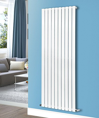 NRG 1800x680mm Vertical Flat Panel Designer Bathroom Tall Upright Central Heating Premium Radiator Gloss White Single Column
