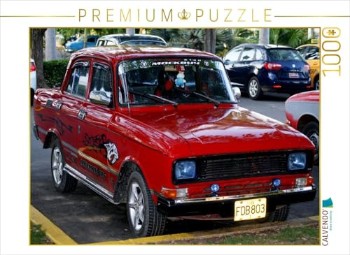 Puzzle · EIN Motiv aus dem Kalender Auto-Legenden - MOSKWITSCH | 1000 Teile · Lege-Größe 64 × 48 cm · CALVENDO Puzzle