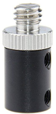 CAMVATE 15 mm con asta micro 3/8-16 maschio a 1/4-20 filetto femmina 2 cm lunghezza