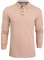 Xact Men's Long-Sleeved Polo T-Shirt, 100% Cotton Pique, Slim Fit (Summer Pink) L