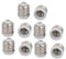 sourcing map 10pcs E40 to E27 Extender Adapter Converter Lamp Bulb Socket Holder 50mm Lenght