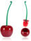 BadeZimmerToilette Scrubber-Set, ToilettenBürste und Halter-Set kirschförmigen ToilettenBürste, toliet ReinigungsWerkzeug für Dusche, Ecken, Küch