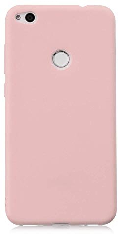 Cuzz - Carcasa para Huawei P8 Lite (2017)+(1 pieza protector de pantalla de cristal templado)color sólido Premium flexible flexible de silicona TPU funda delgada ultra ligera antideslizante antigolpes