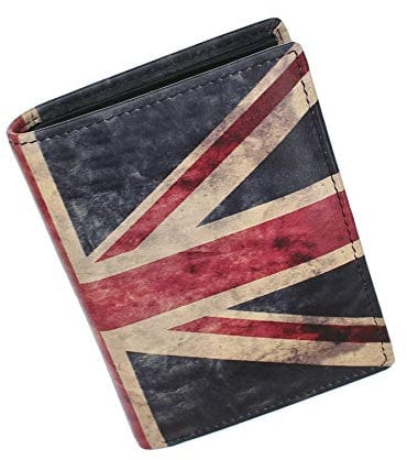 Kalmin bedrucktes Lederportemonnaie mit RFID Schutz 197_4 Union Jack
