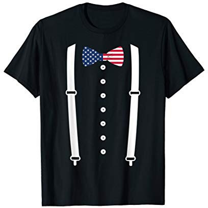 Kummerbund Hosenträger Smoking Kostüm T-Shirt